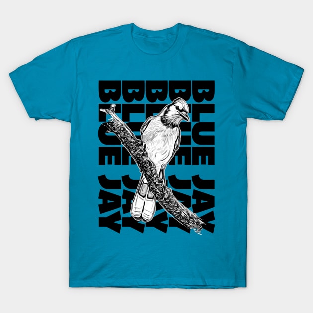 Blue Jay T-Shirt by Ripples of Time